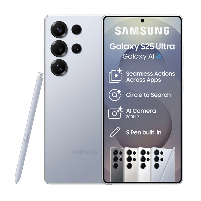 Samsung Galaxy S25 Ultra 5G 256GB (DS) Silverblue